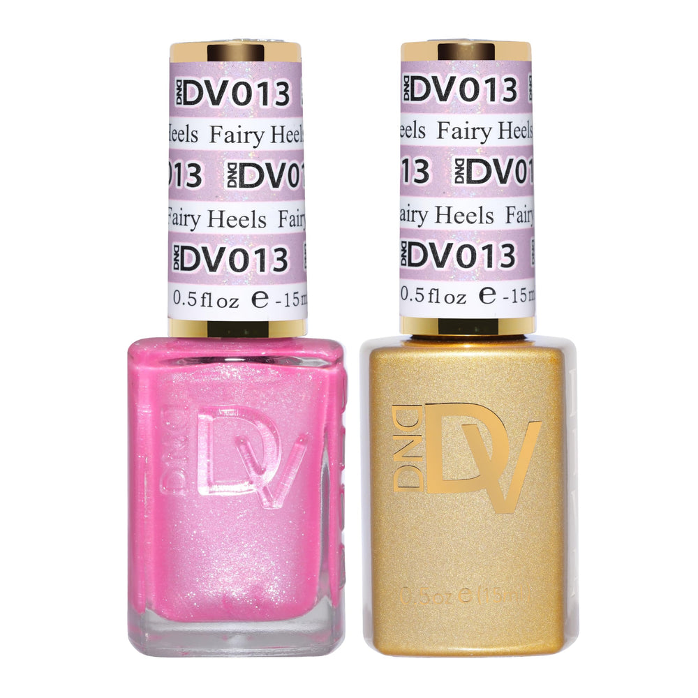 DAISY DND Gel Diva Polish Set Mirrorball Fairy Heels provides long-lasting color at home.