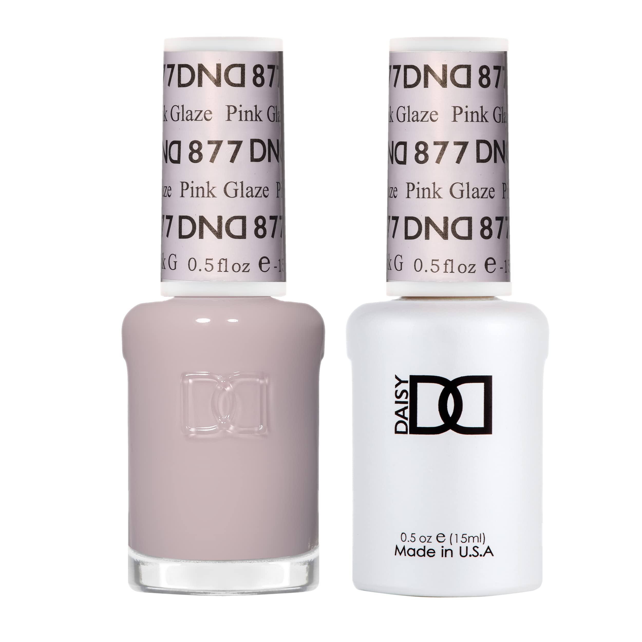 DAISY DND gel polish Pink Glaze bottle for long-lasting color.