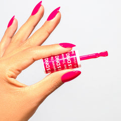 Daisy DND Tropicana Daze lacquer bottle illustrates quick air-dry color for at-home manicures