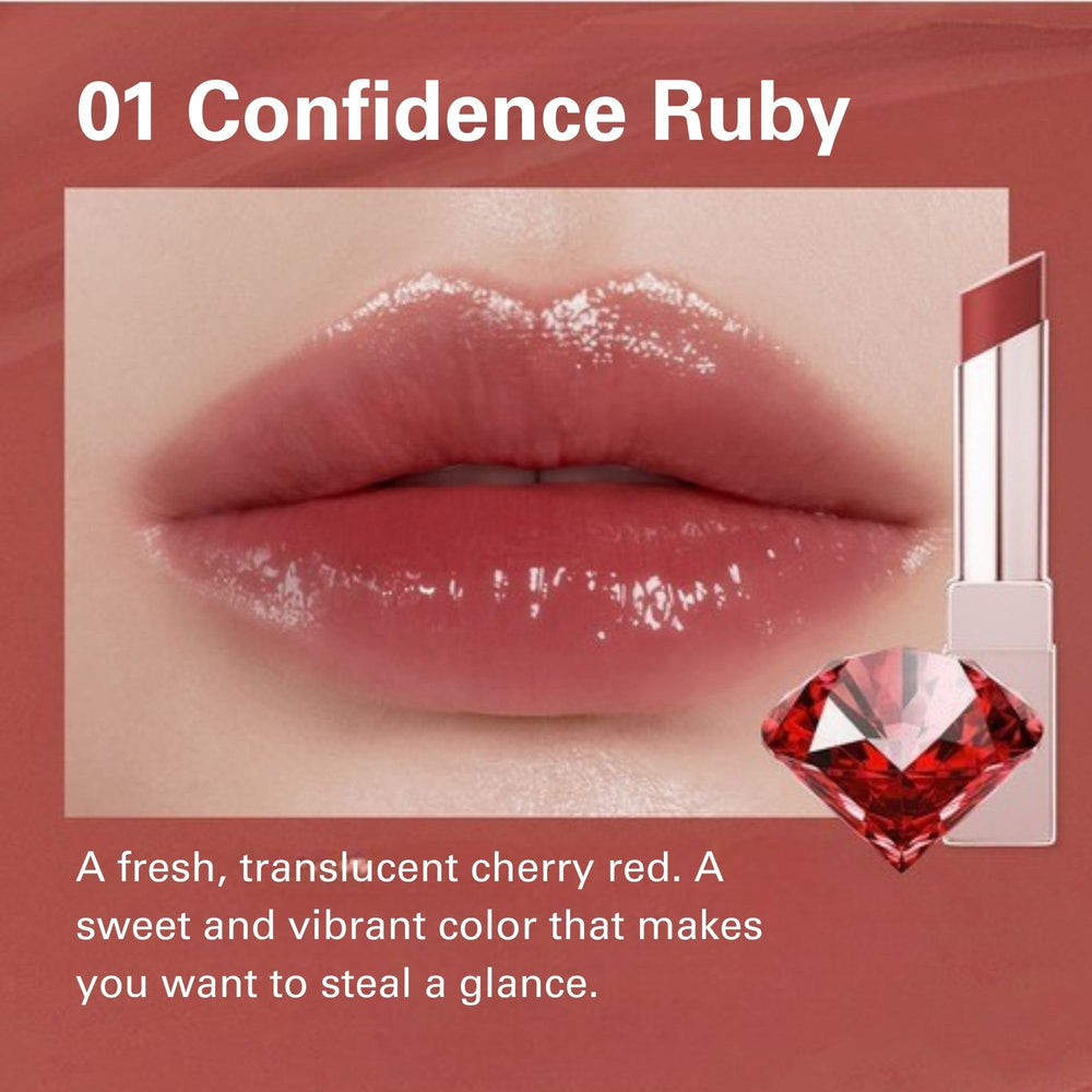 Daisy Doll tinted lip oil in rose for soft hydration and subtle tint.