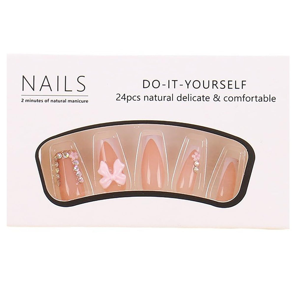DAJIJIYOU wooden stick prep tool helps shape and prep natural nails.