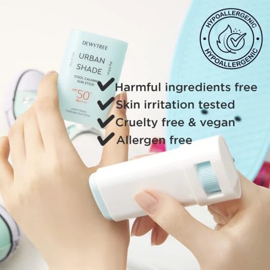 Hydrating essence in Damda DEWYTREE sun stick locks in moisture