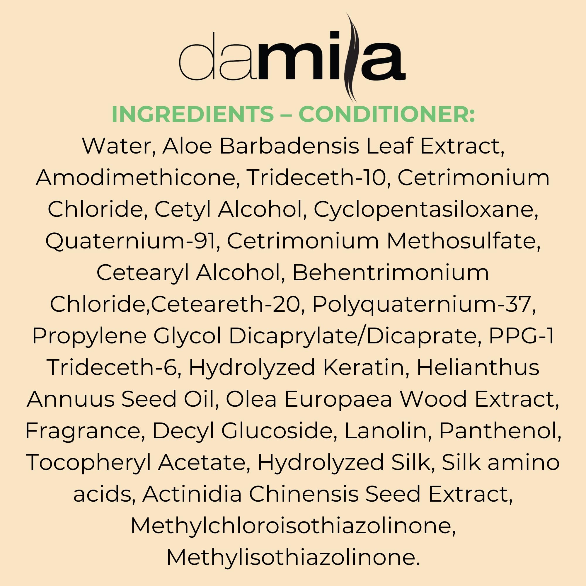 Damila 16.9 oz label emphasizing size and value