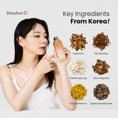 Danahan Bon Yoen Jin toner pump closeup demonstrates convenient nightly application.