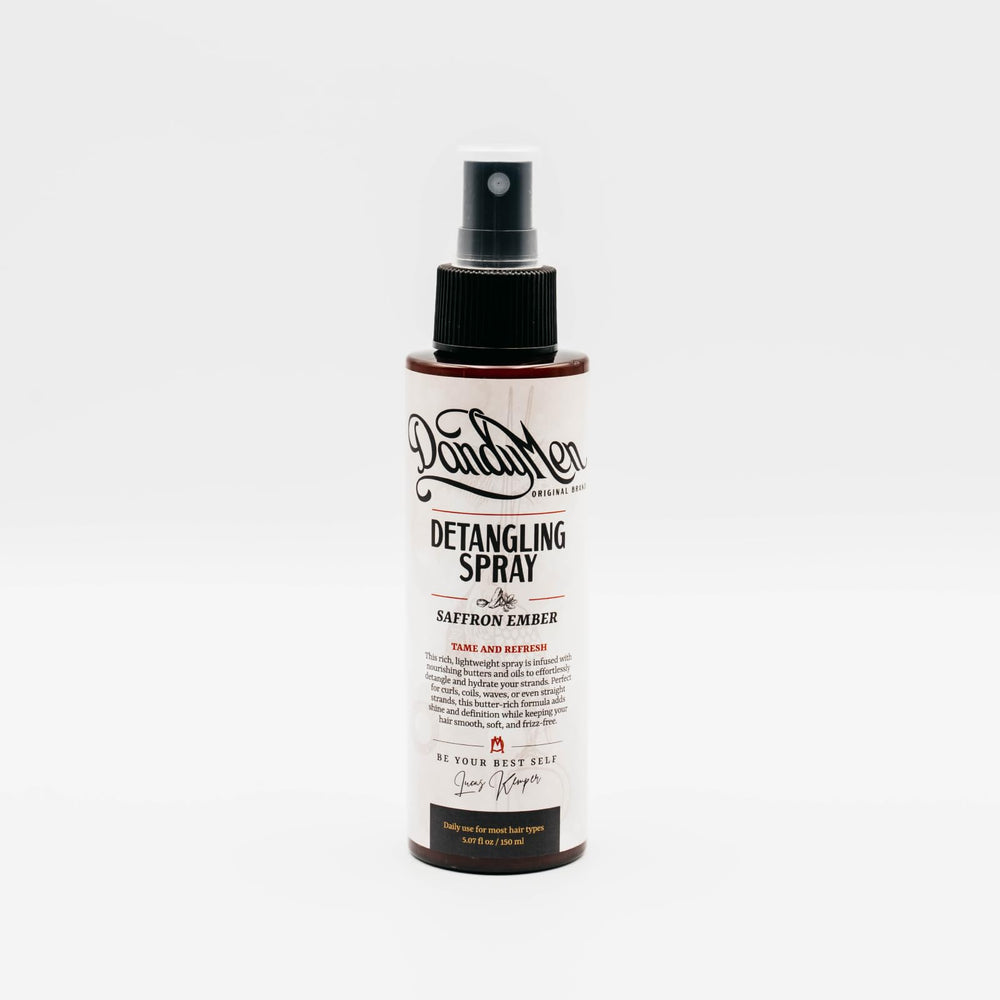 DandyMen Detangling Spray bottle for smooth detangling after shower.
