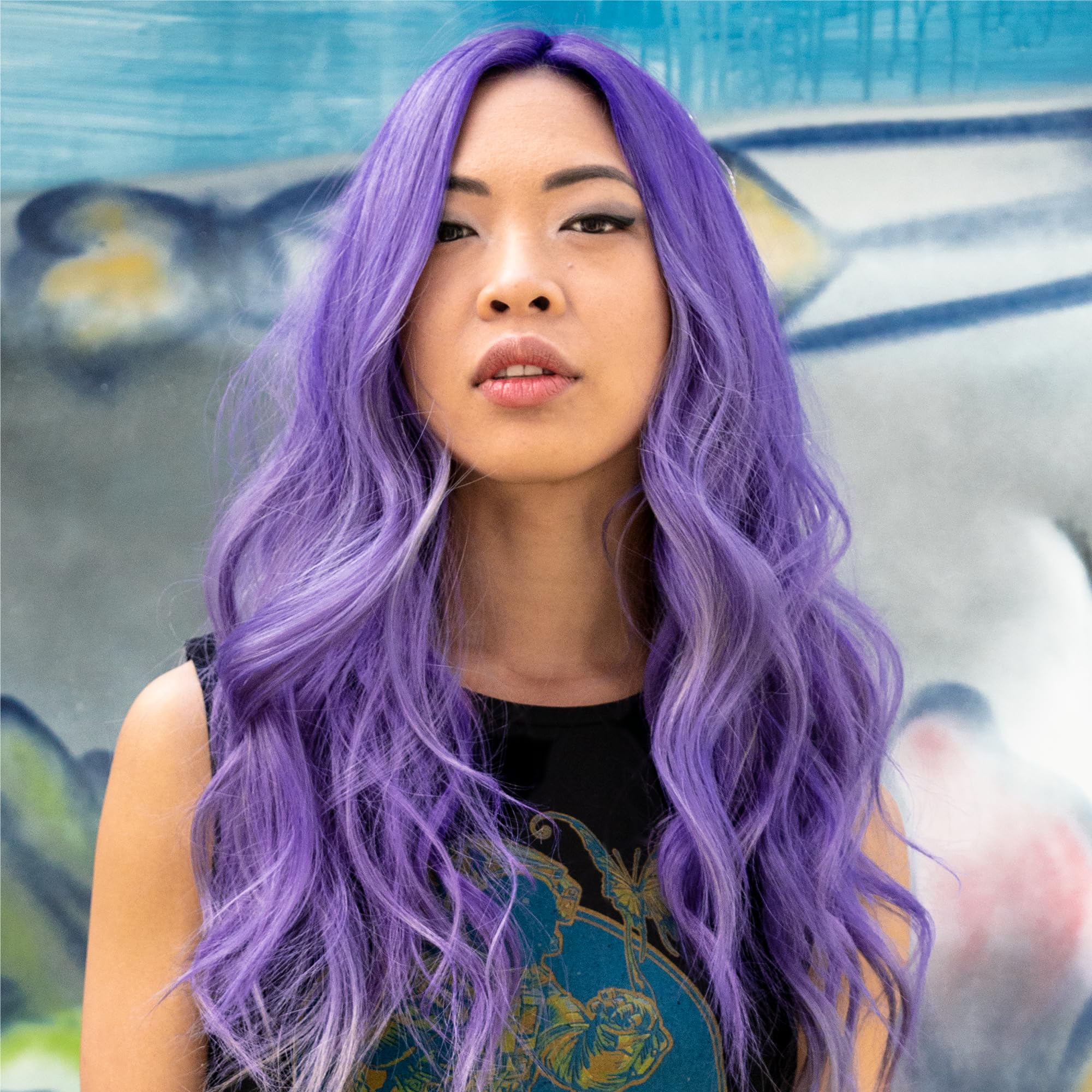 Danger Jones Exotica Light Purple conditioning-rich formula supports hair health