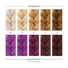 Danger Jones Hysteria Berry results reveal soft, nourished hair after color.
