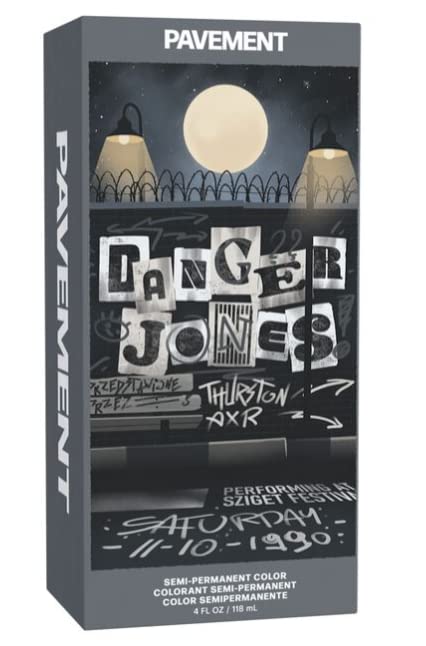 Danger Jones Pavement Grey semi-permanent color for vibrant, nourished hair and fade-friendly coverage