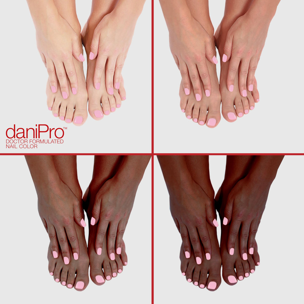 DaniPro Love is All pink fast-dry formula saves drying time without smudges.