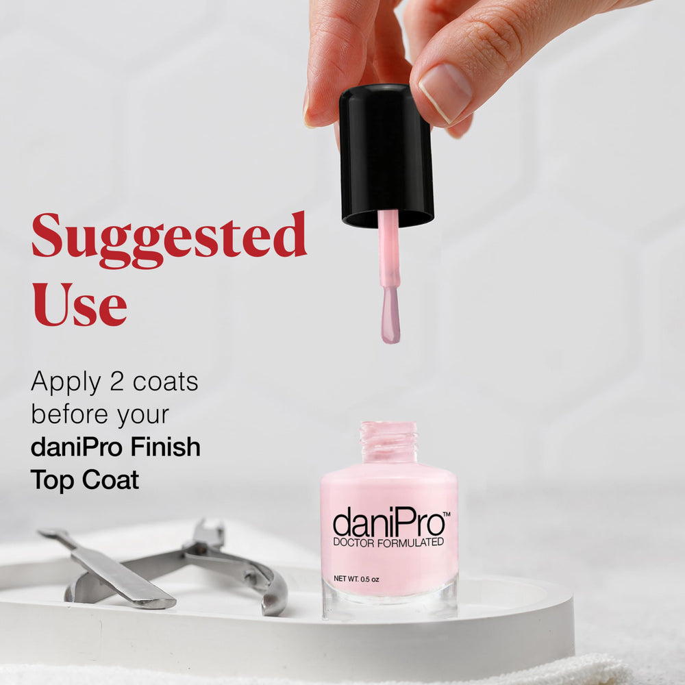 DaniPro Love is All pink toes on feet with polished, salon-ready shine.
