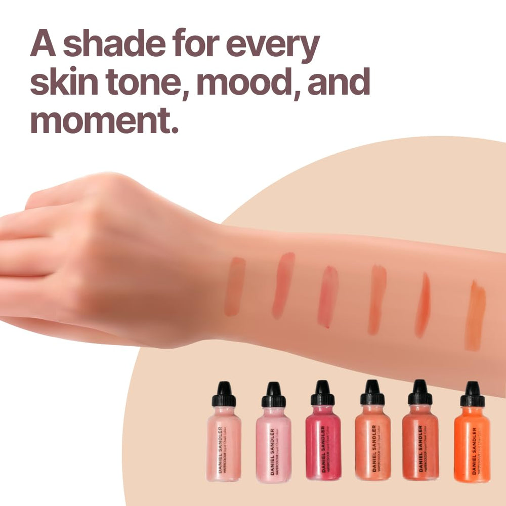 Daniel Sandler Grace peach shimmer close-up catches light.
