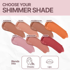 Daniel Sandler Watercolour Elegance on cheek shows buildable luminosity and blendable glow.