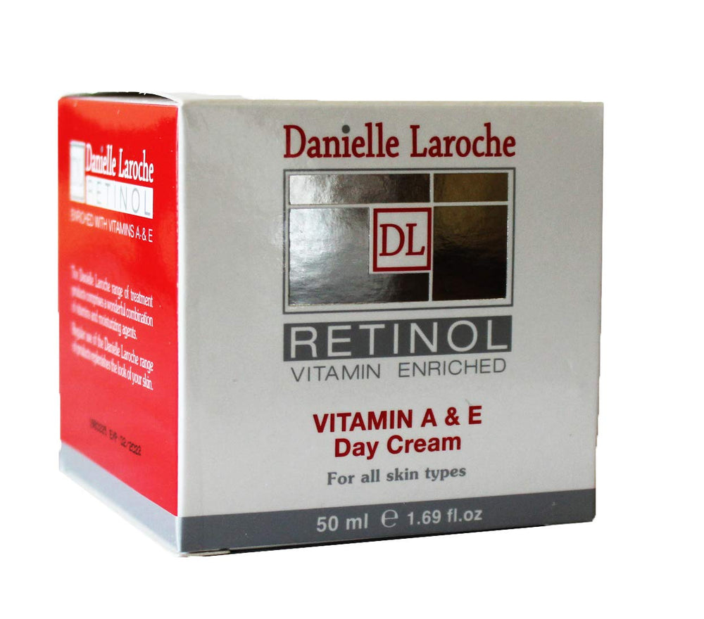 Danielle Laroche DL Retinol Day Cream bottle for daily radiant skin.