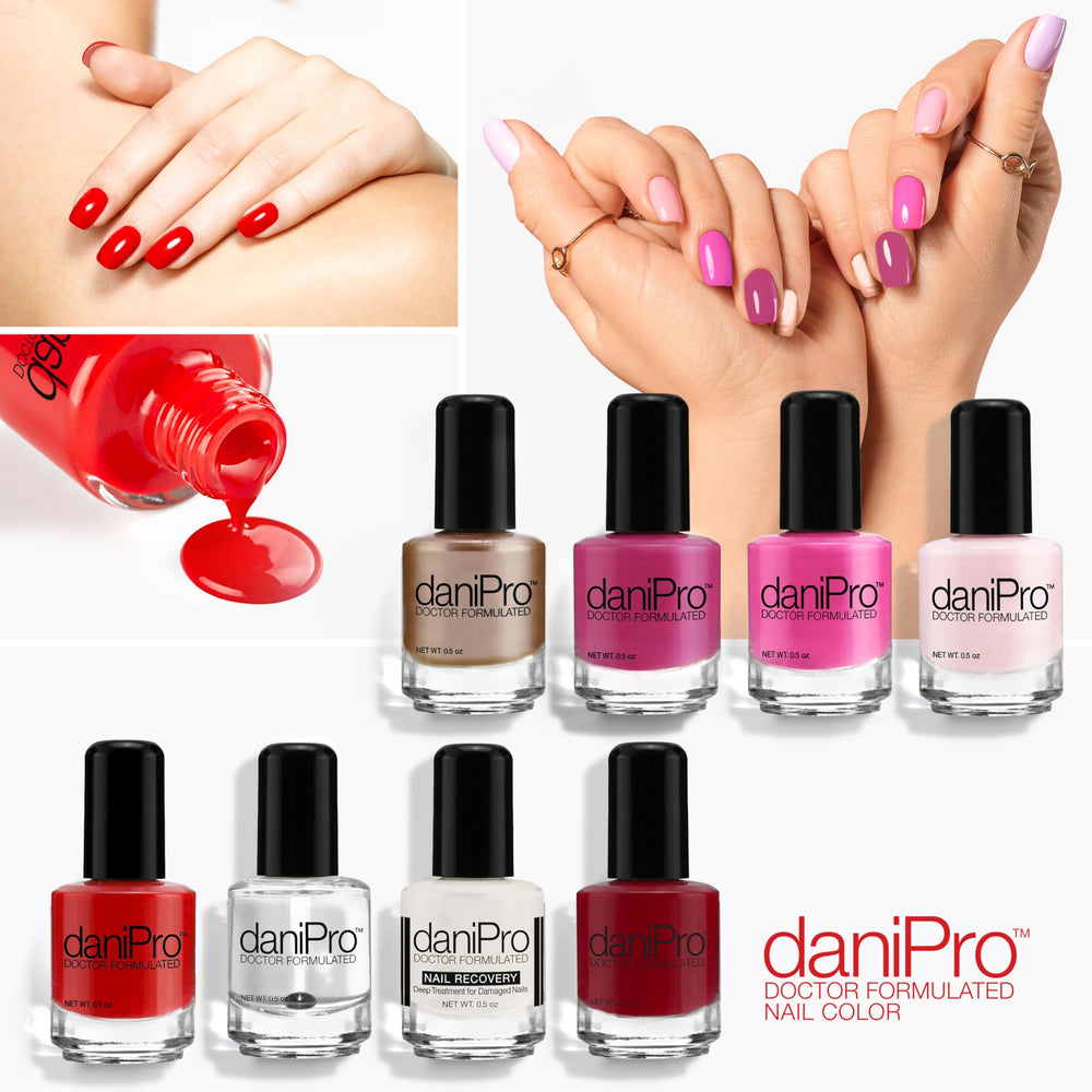 DaniPro First Kiss 10-free formula label showcases clean ingredients.