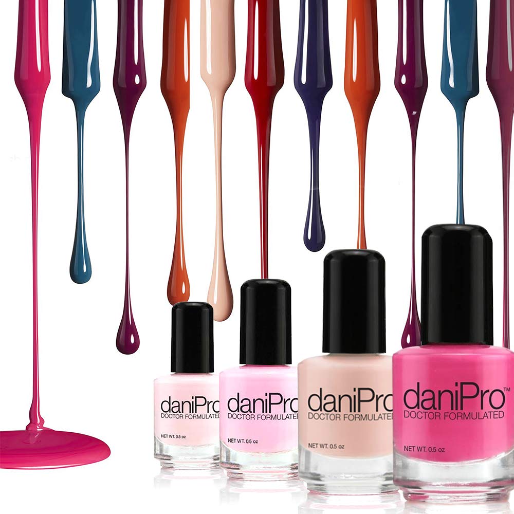 daniPro hot pink polish chip-resistance showing long-lasting wear