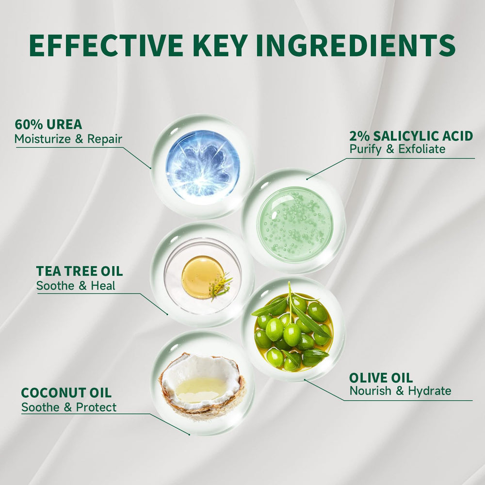 Danliss Urea Cream on hands, improving softness.