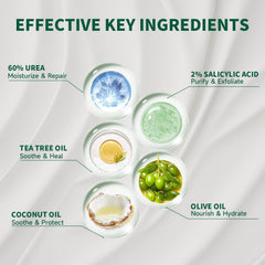 Danliss Urea Cream on hands, improving softness.