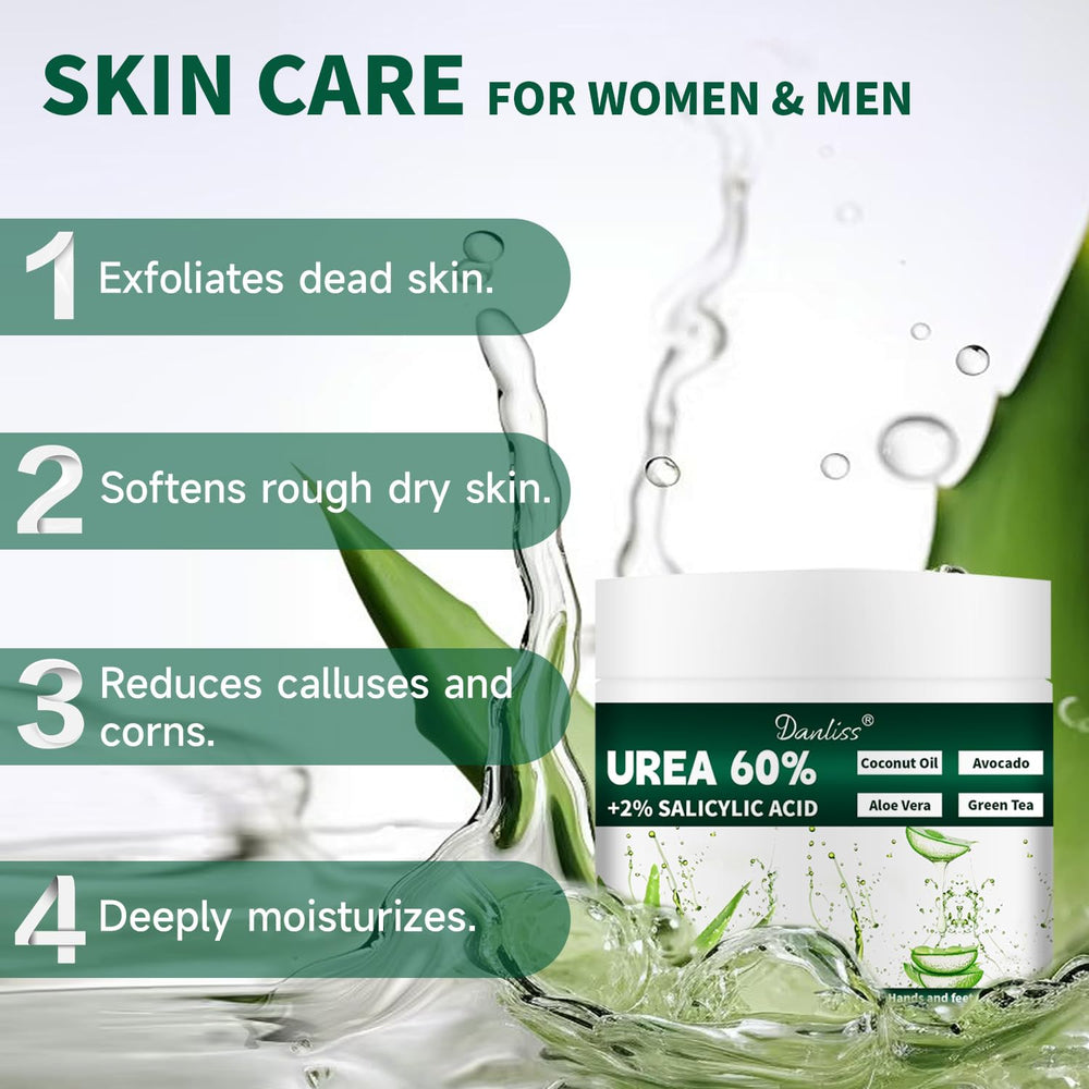 Danliss Urea Cream used on knees and elbows for smoother texture.