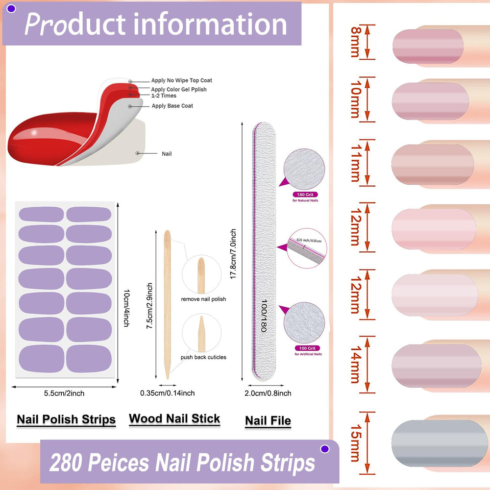 DANNEASY long-wear nail wraps for 7-14 days without bubbling