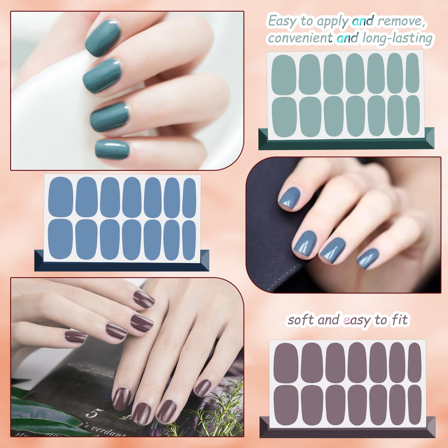 DANNEASY no UV light needed for convenient at home application
