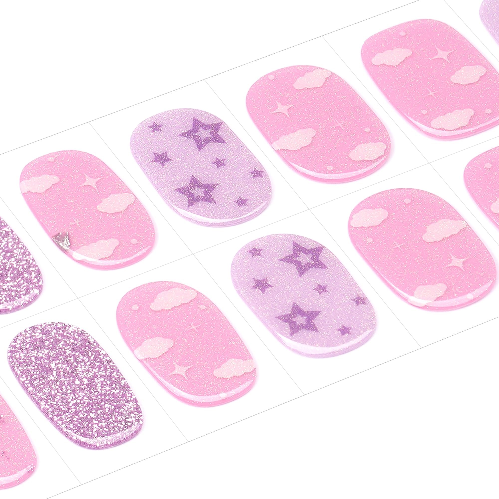 DANNI & TONI unicorn pattern for imaginative, age-appropriate nails.