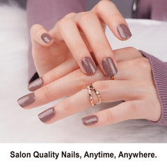 DANNI & TONI nail strips showing easy application close-up.