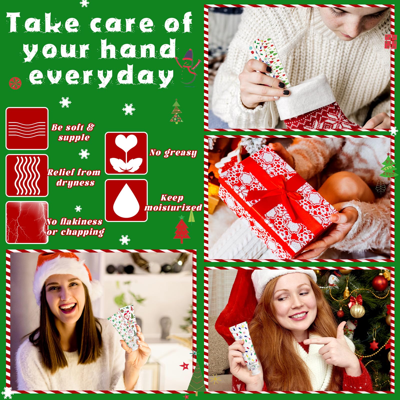 Dansi Christmas gift cards, ready to accompany a festive gift.