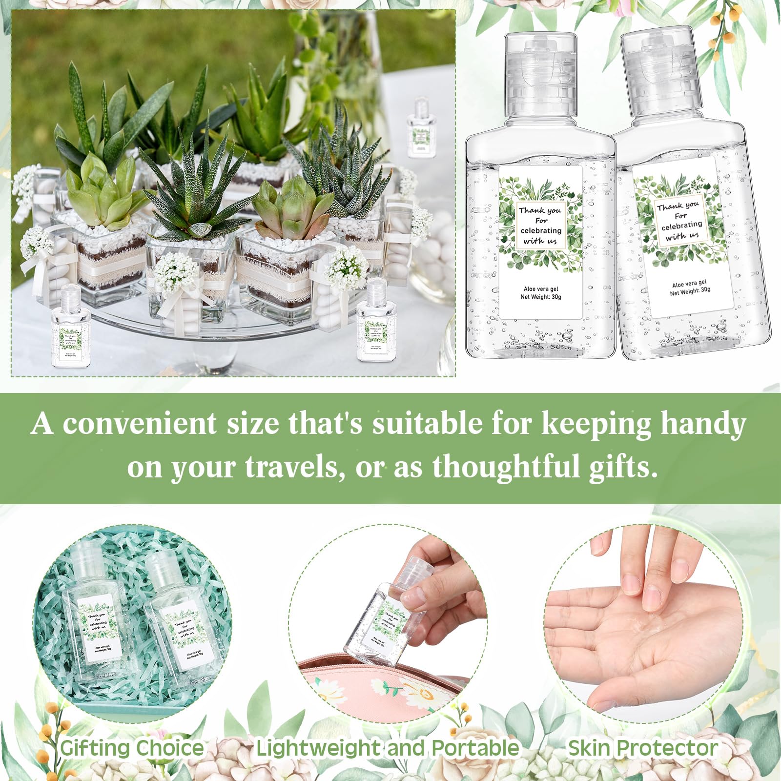 Dansib Aloe Vera Gel for beach party use and hydration