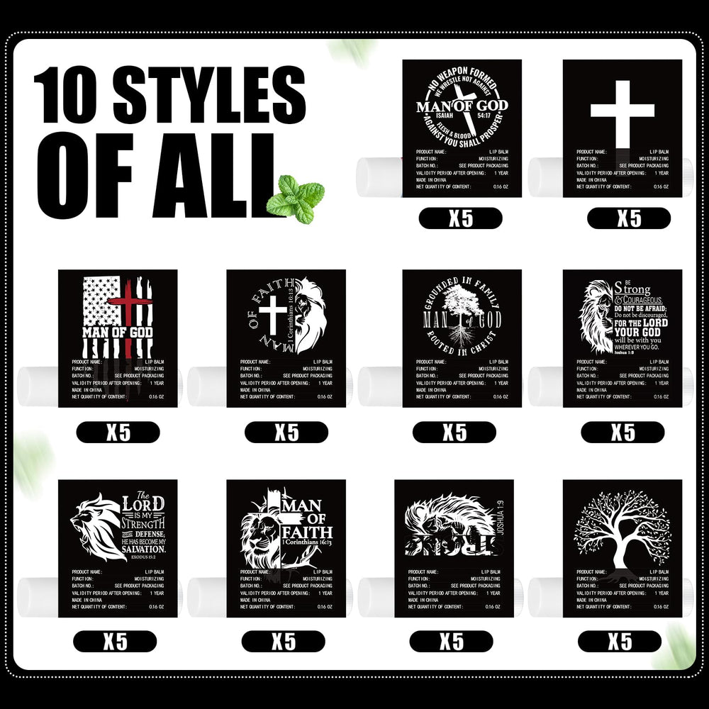 Dansib Christian-theme packaging lip balm showcasing scripture for meaningful gifts.