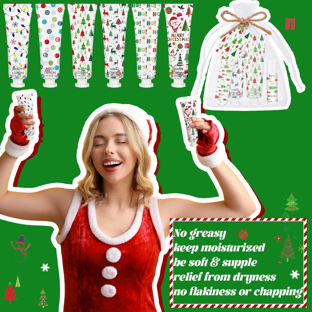 Dansib Christmas lip balm set: long-lasting moisture for chapped lips.