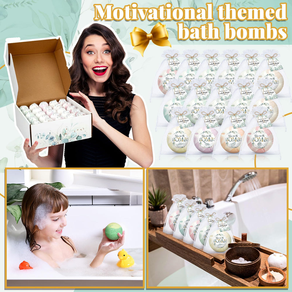 Dansib individually wrapped bath bombs for convenient gifting