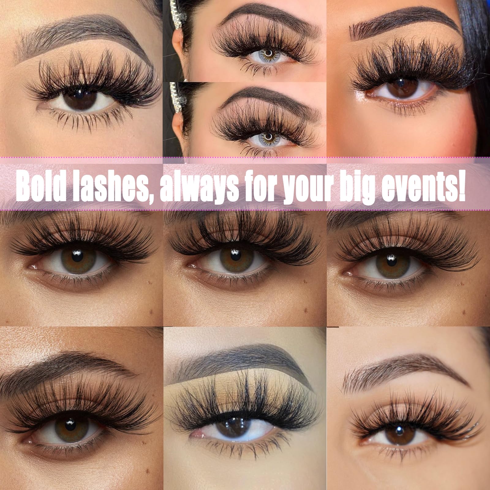 DAODER soft lash band enables easy application and removal.
