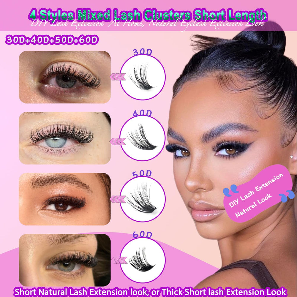 DAODER lash bond and seal bottles for lasting hold
