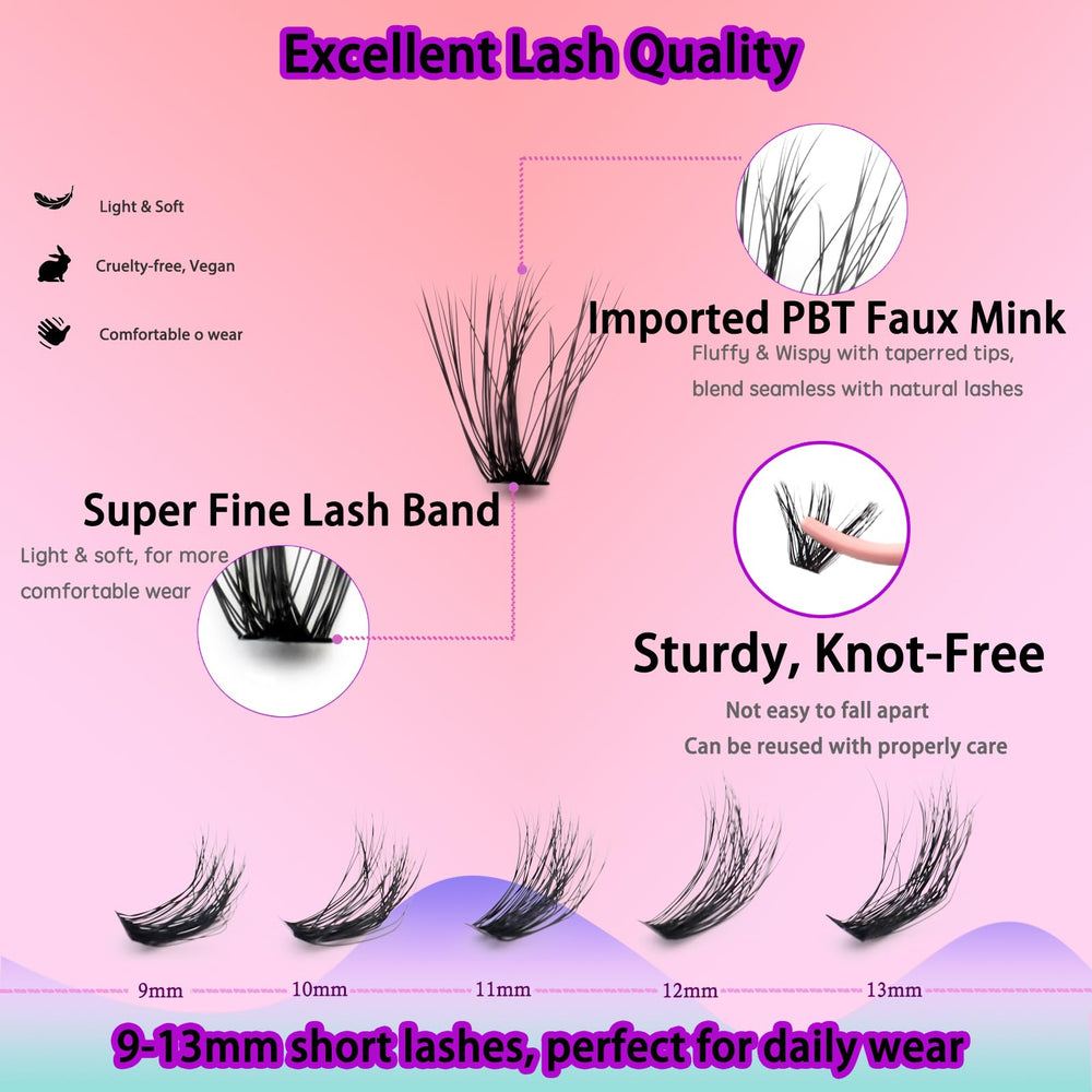 DAODER lash tweezers tool helps precise cluster placement