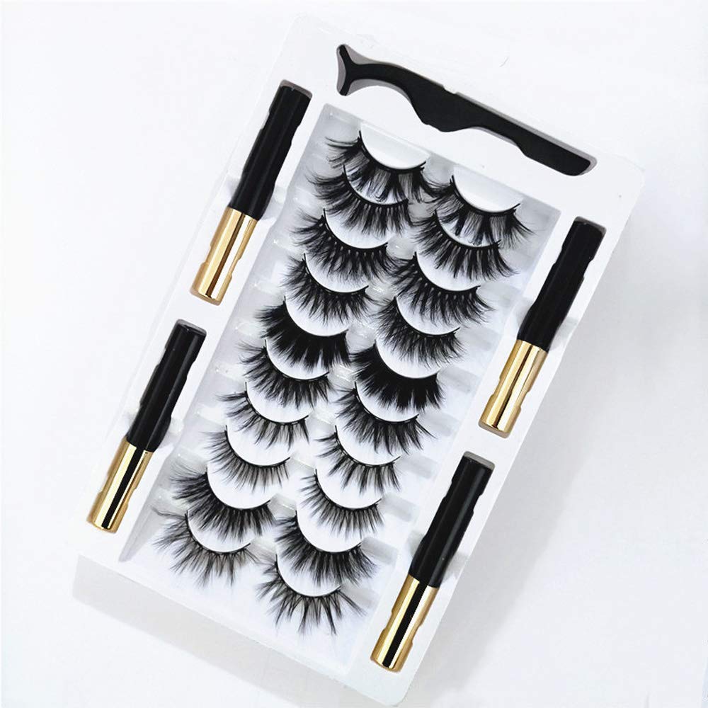 DAODER wispy 10-20mm magnetic lashes for dramatic nightlife looks