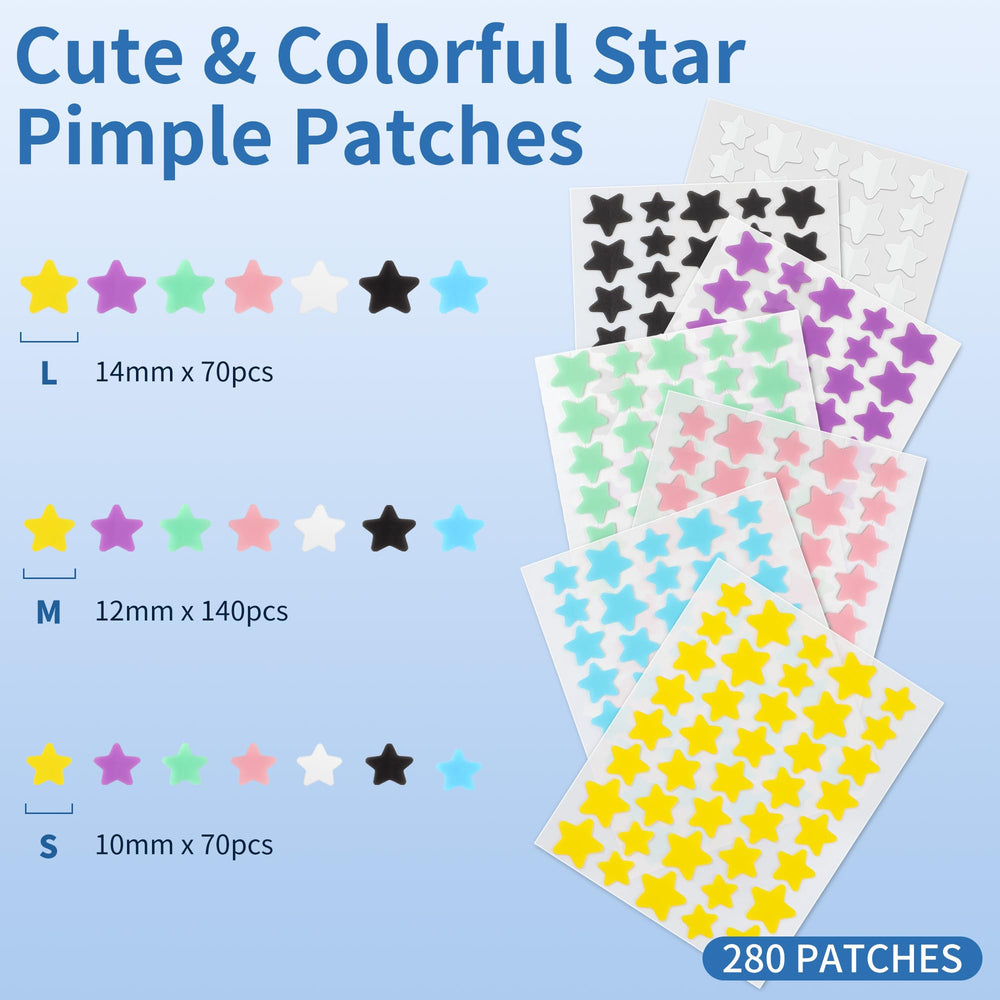 Daolyo 10mm patches fit small zits for discreet daytime wear.