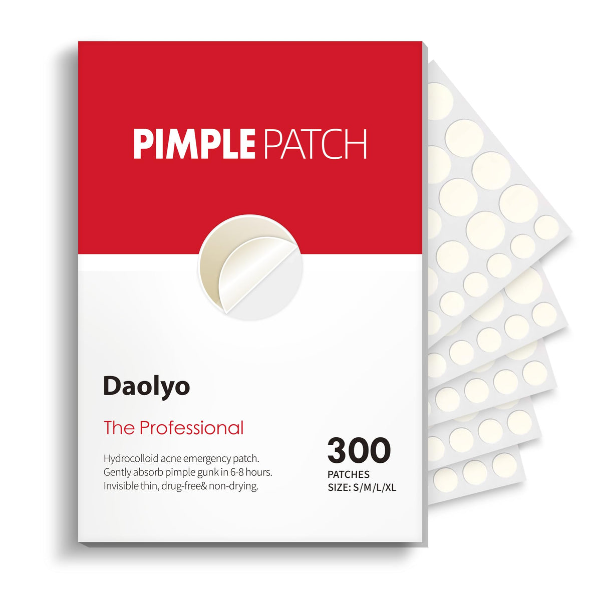 Daolyo Pimple Patches Pack shows discreet acne care and skin protection.
