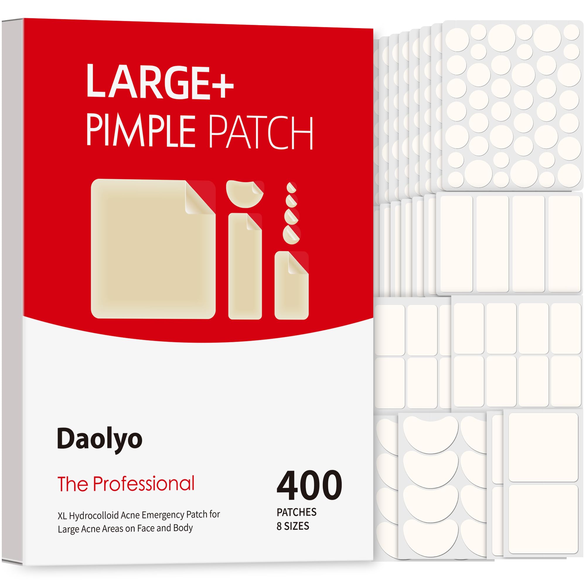 Daolyo round 8mm patch absorbs gunk while you sleep
