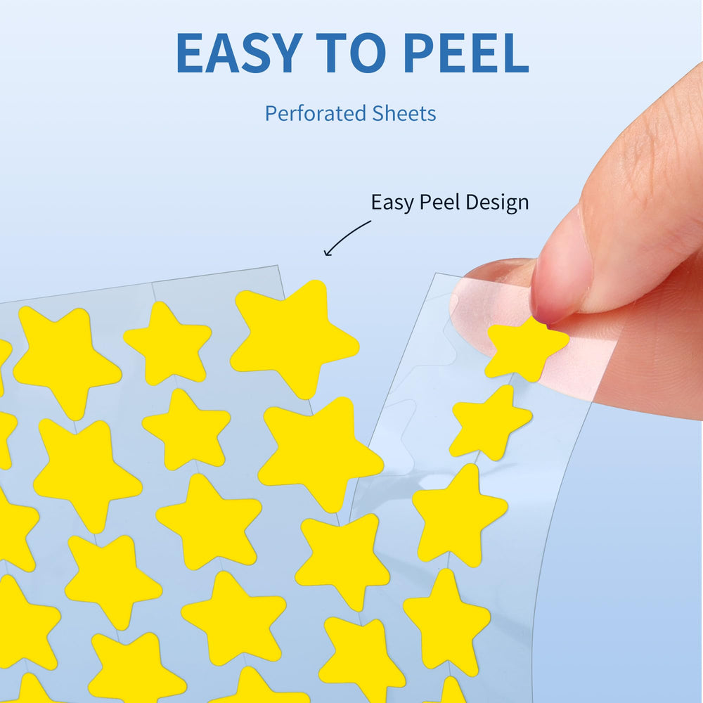 Daolyo colorful star patches add a cute touch while targeting spots.