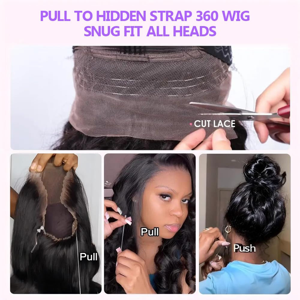 Daparo 180% density full lace wig for natural fullness
