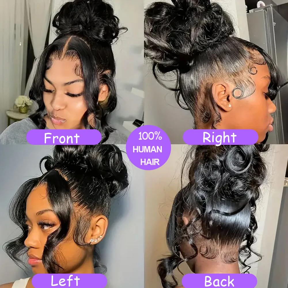 Daparo drawstring wig with body wave for secure, adjustable fit