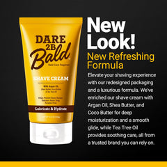 Dare 2B Bald packaging shows 5-oz tube for easy use
