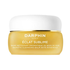 Darphin Eclat Sublime cleansing balm bottle and packaging highlighting rosewood scent for gentle makeup removal