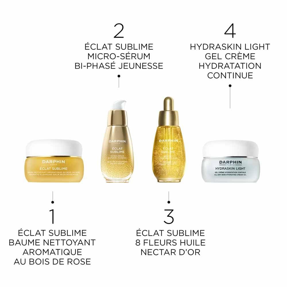 Darphin Eclat Sublime cleansing balm texture close-up shows rich, melt-away consistency for makeup removal