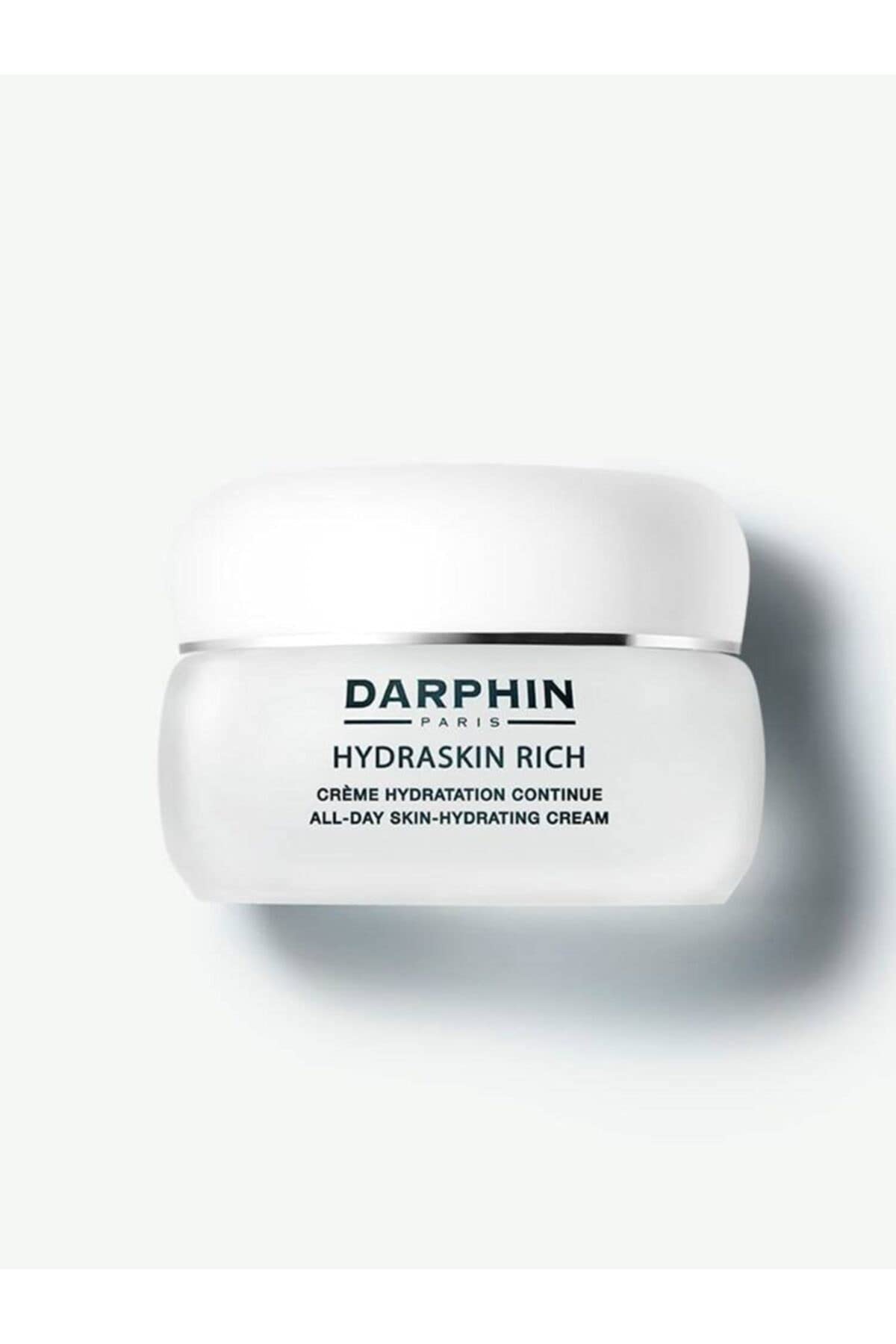 Darphin Hydraskin Rich cream applied to the face suggests comfortable, lasting moisture