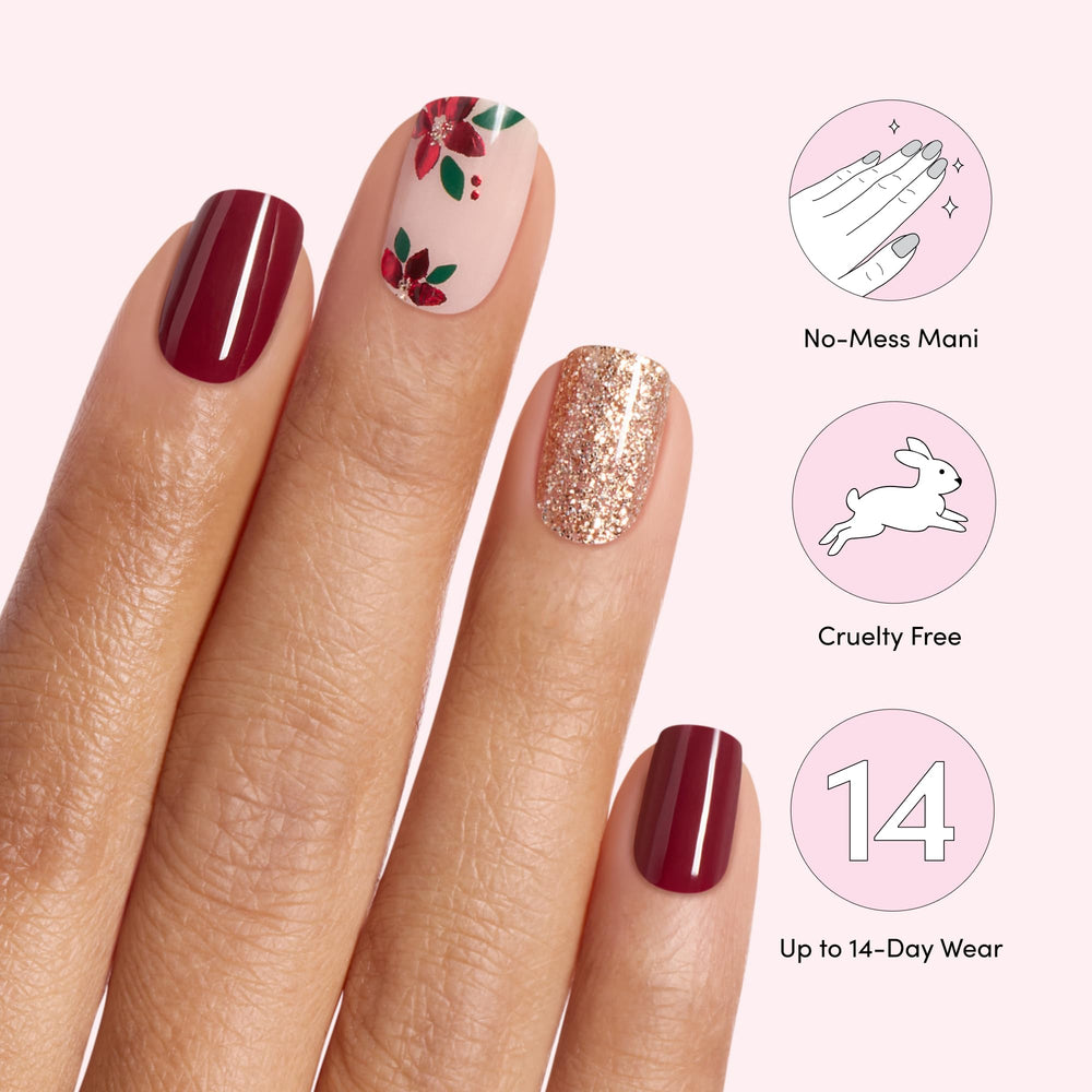 Dashing Diva 32-wrap kit includes prep pad and file for smooth nail prep