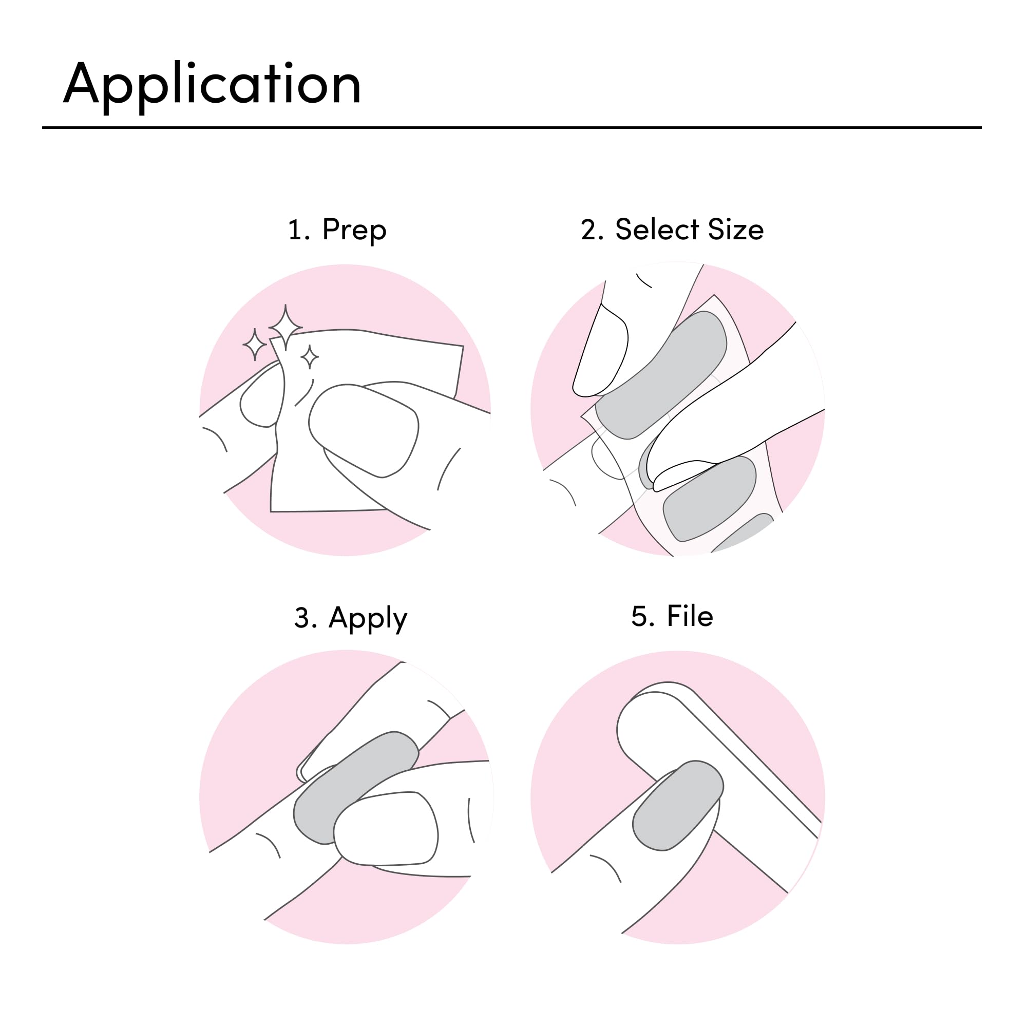Chip-resistant finish shown on nails with Dashing Diva strips.