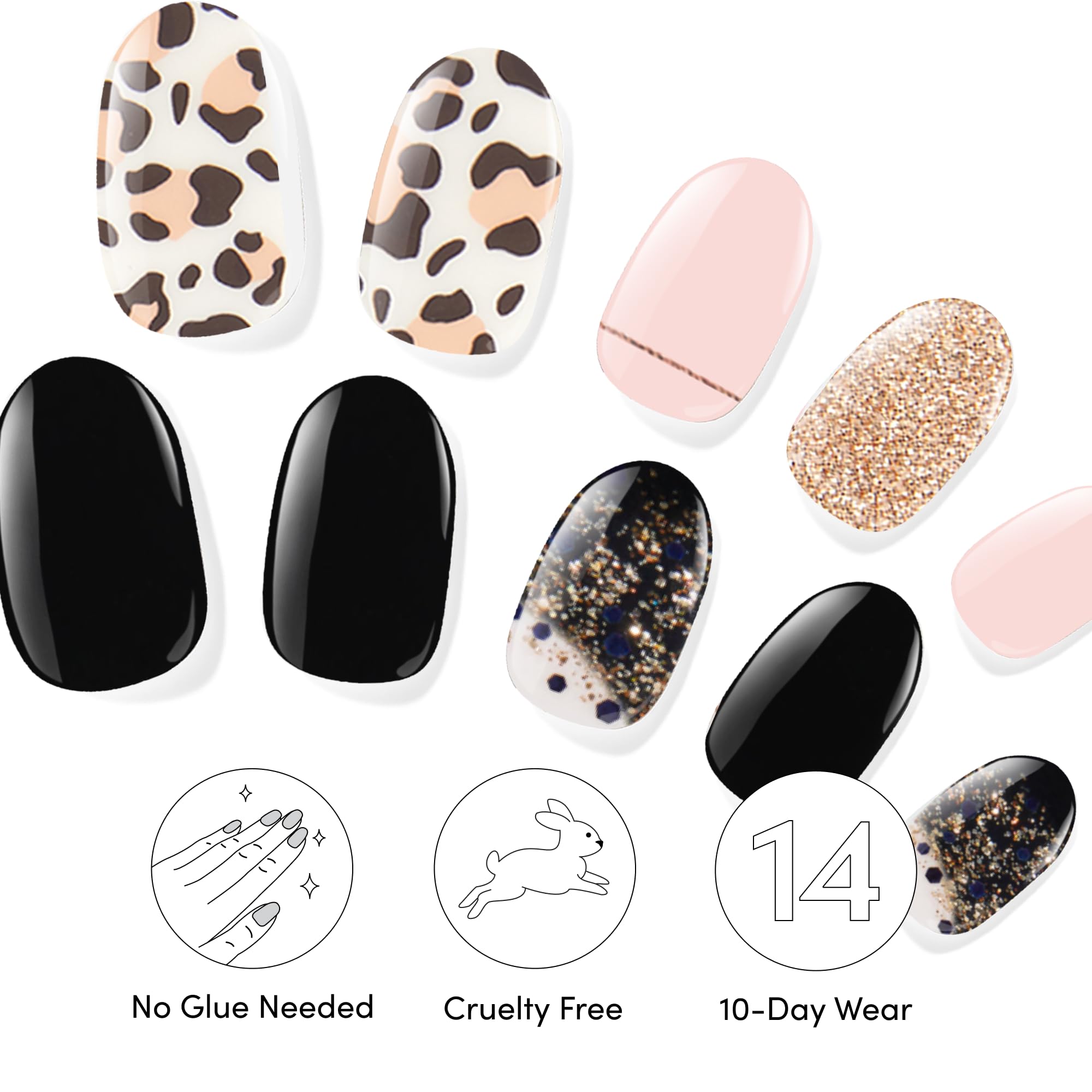 Dashing Diva gel strips offer up to 14 days of wear.