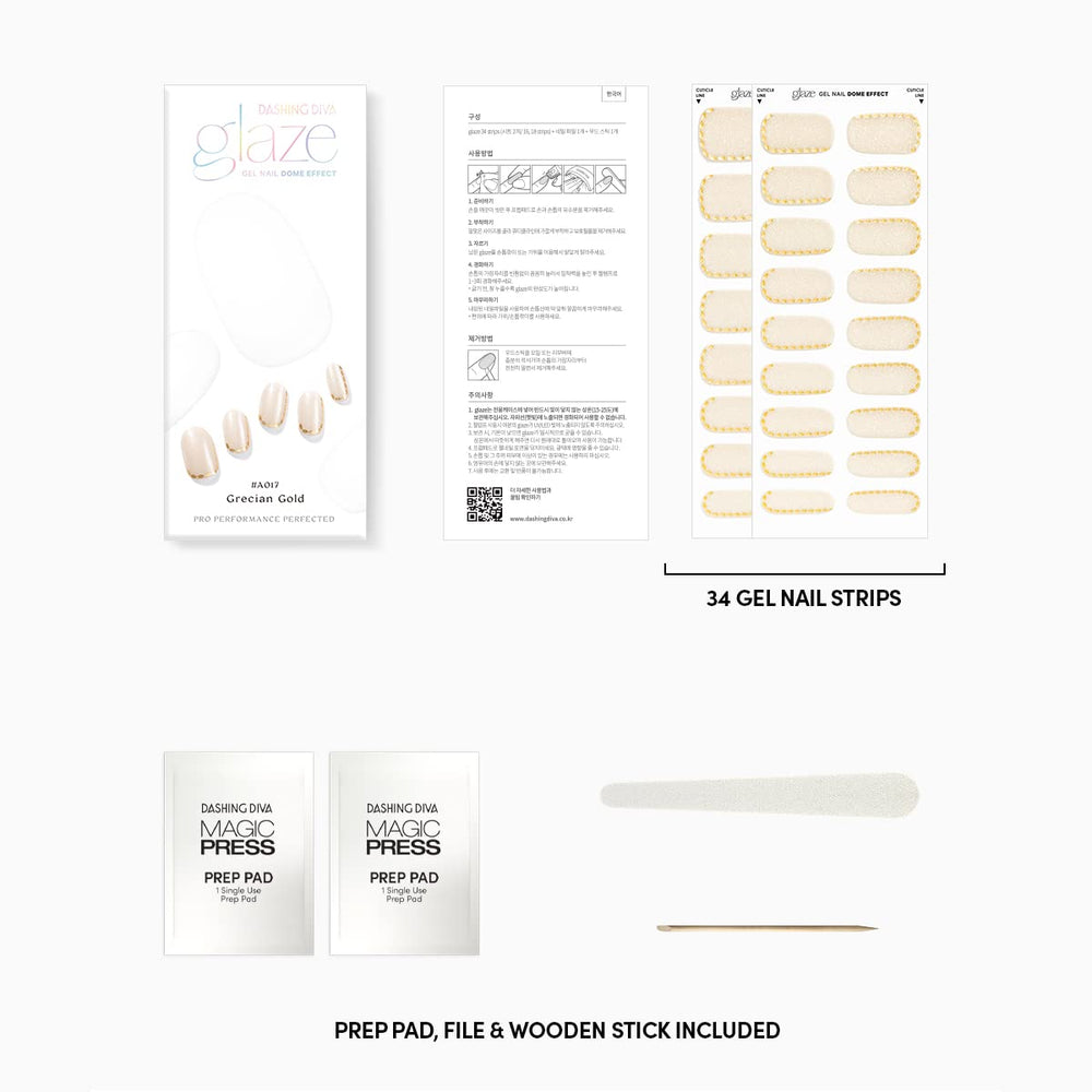 34 strips across 12 sizes provide precise coverage for most nails.