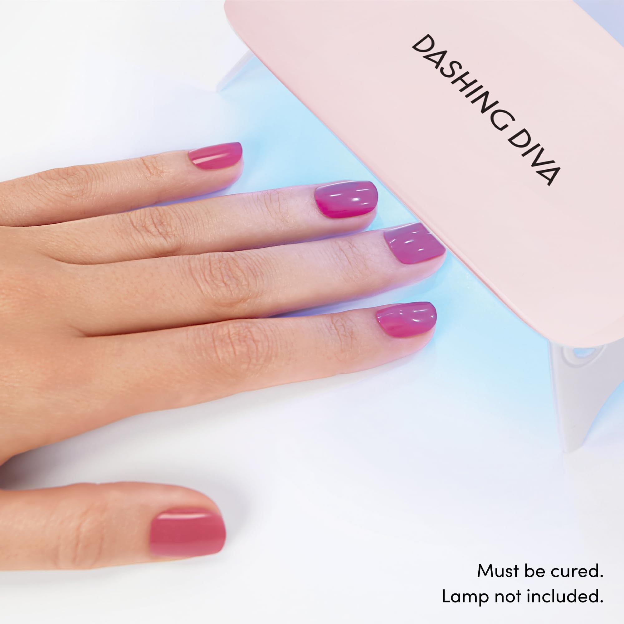 Dashing Diva Glaze LED cure in 45 seconds delivers spa-like results